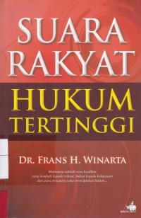 Suara Rakyat Hukum Tertinggi