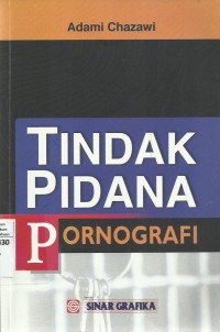 Tindak Pidana Pornografi