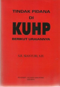 Tindak Pidana di KUHP Berikut Uraiannya