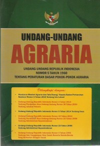 Undang-Undang Agraria