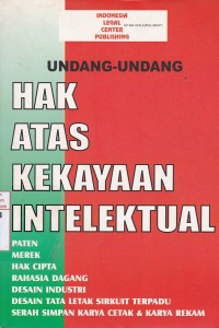 Undang-Undang Hak Atas Kekayaan Intelektual