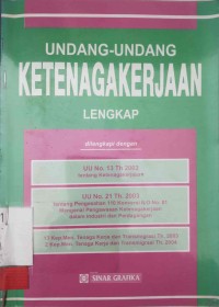 Undang-Undang Ketenagakerjaan (Lengkap)