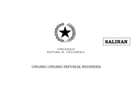 Undang-Undang Republik Indonesia Nomor 1 Tahun 2023 Tentang Kitab Undang-Undang Hukum Pidana