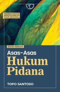 Asas-Asas Hukum Pidana
