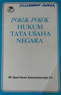 Image of Pokok-Pokok Hukum Tata Usaha Negara