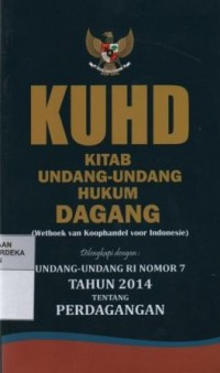 KUHD Kitab Undang-undang Hukum Dagang