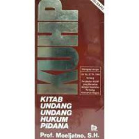 KUHP - Kitab Undang-Undang Hukum Pidana