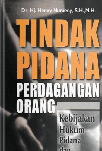 Tindak Pidana Perdagangan Orang