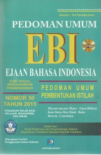 Pedoman Umum EBI (Ejaan Bahasa Indonesia)