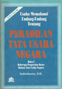 peradilan tata usaha negara