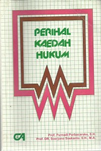 Perihal Kaidah hukum