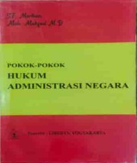 Pokok-Pokok Hukum Administrasi Negara