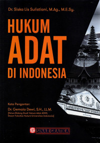 Hukum Adat Di Indonesia