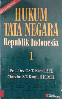 Hukum Tata Negara Republik Indonesia 1