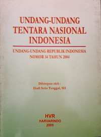 Undang-Undang Tentara Nasional Indonesia